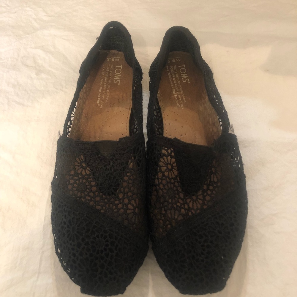 Toms Black lace